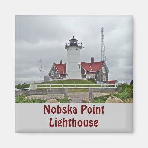 Nobska Punkt-Leuchtturm-Reihe Magnet