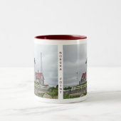 Nobska Punkt-Leuchtturm-Reihe Zweifarbige Tasse (Mittel)