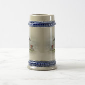 Nobska Punkt-Leuchtturm Stein Bierglas (Mittel)