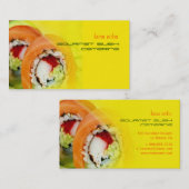 Nobu Gourmet Sushi Catering Visitenkarte (Vorne/Hinten)