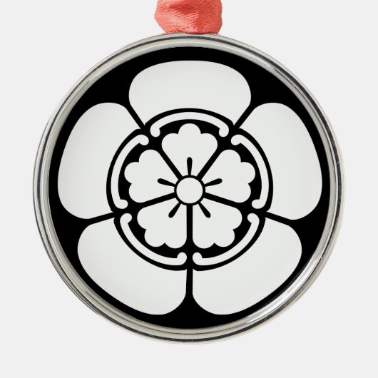 Nobunaga Oda Ornament Aus Metall (Vorne)