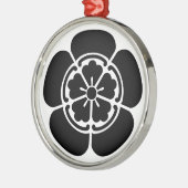 Nobunaga Oda Silbernes Ornament (Links)