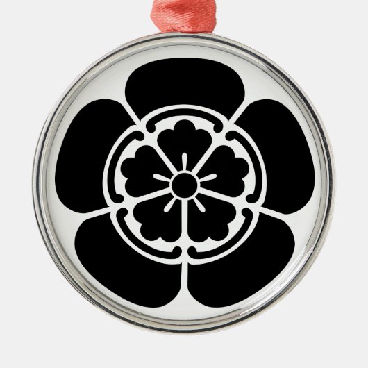 Nobunaga Oda Silbernes Ornament (Vorne)