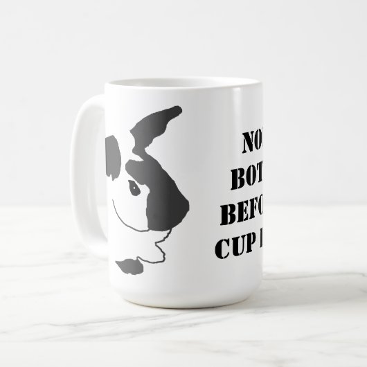Nobunny stören mich #2 kaffeetasse (Vorderseite Links)