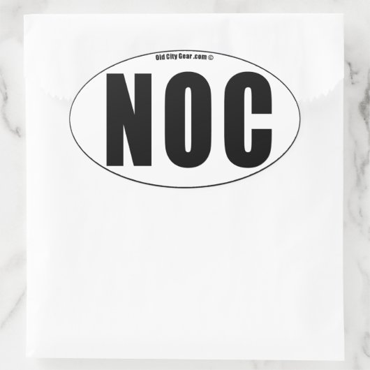 Nocatee - Nachbarschaft (viertel) Ovaler Aufkleber (Tasche)