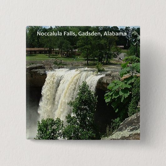 Noccalula Falls, Gadsden, Alabama Button (Vorderseite)