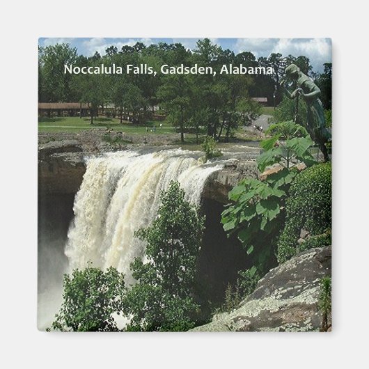 Noccalula Falls, Gadsden, Alabama Magnet (Vorne)