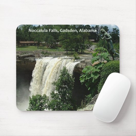 Noccalula Falls, Gadsden, Alabama Mousepad (Mit Mouse)