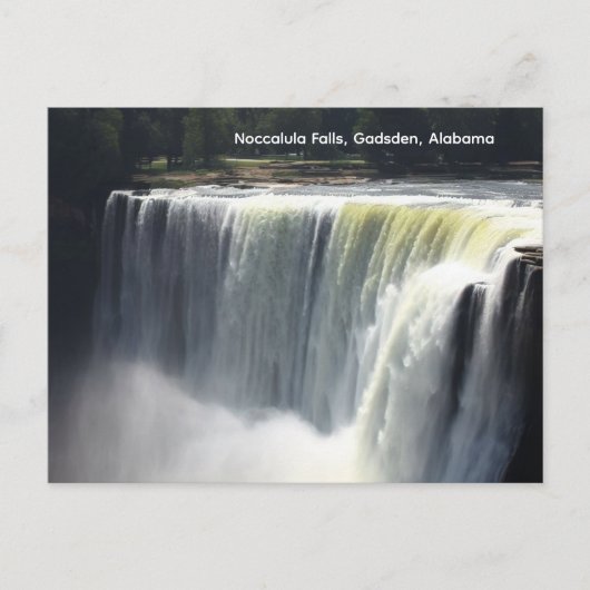 Noccalula Falls, Gadsden, Alabama Postkarte (Vorderseite)