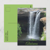 Noccalula Falls Gadsden Alabama Postkarte (Vorne/Hinten)