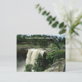 Noccalula Falls, Gadsden, Alabama Postkarte (Stehend Vorderseite)