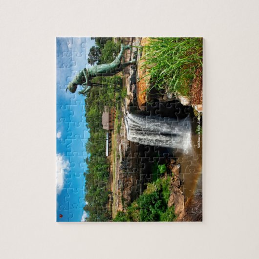 Noccaulula Falls Alabama Puzzle (Vertikal)