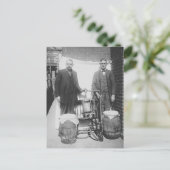 Noch 1920 zeigen Agent Whiskey an Postkarte (Stehend Vorderseite)