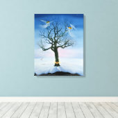 Noch 2000 Geboren sein Leinwanddruck (Insitu (Holzboden))