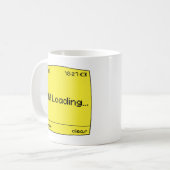 Noch am Laden.. Retro-Mobil-Design-Tasse Kaffeetasse (Vorderseite Links)