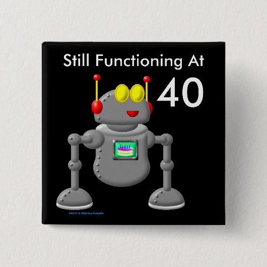 Noch, arbeitend bei 40 button (Vorderseite)