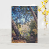 Noch cal-Natur-Gruß-Karte: Wandern der Karte (Gelbe Blume)