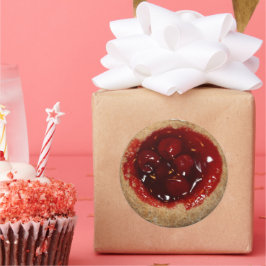 Noch Cherry Kolache Runder Aufkleber