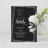 Noch das einundfünfzigste Schwarze Party II Einladung (Stehend Vorderseite)