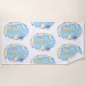 Noch der Golf von Mexiko Handtuch (Vorderseite)