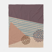 Noch ein Abstraktes Mittelalter Fleecedecke (Vorderseite)