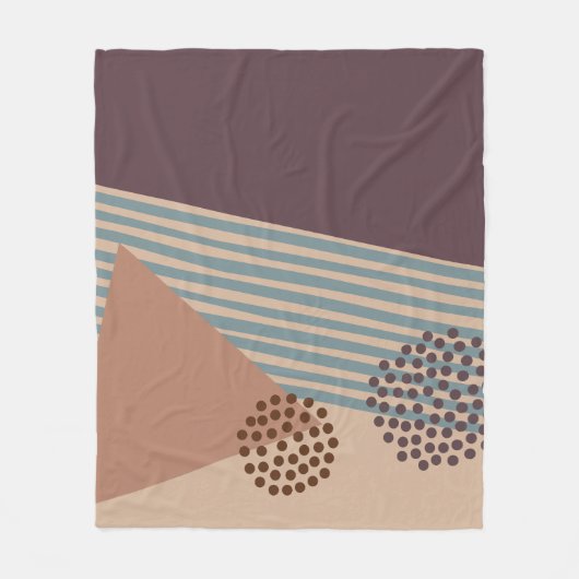 Noch ein Abstraktes Mittelalter Fleecedecke (Vorderseite)