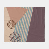 Noch ein Abstraktes Mittelalter Fleecedecke (Vorderseite (Horizontal))