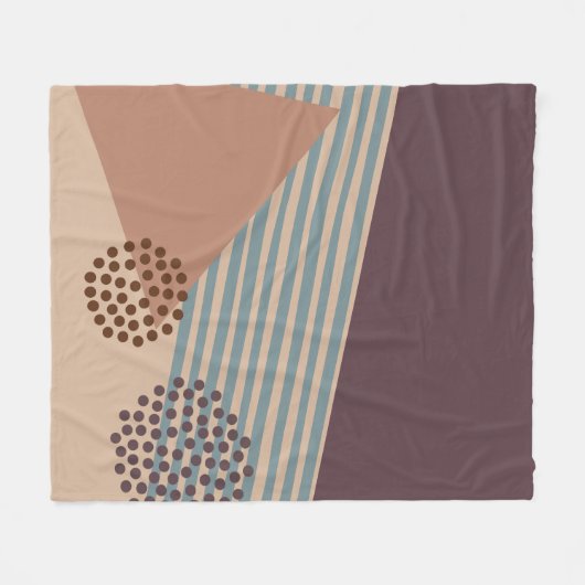 Noch ein Abstraktes Mittelalter Fleecedecke (Vorderseite (Horizontal))