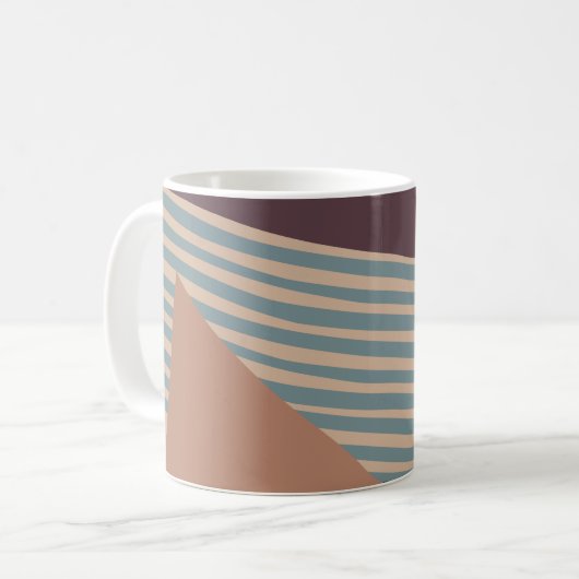 Noch ein Abstraktes Mittelalter Kaffeetasse (Vorderseite Links)