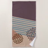 Noch ein Abstraktes Mittelalter Strandtuch (Vorderseite)