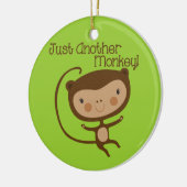 Noch ein Affe Keramikornament (Links)