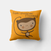 Noch ein Affe Kissen (Rückseite)