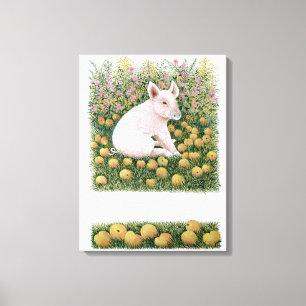 Noch ein Apple Leinwanddruck