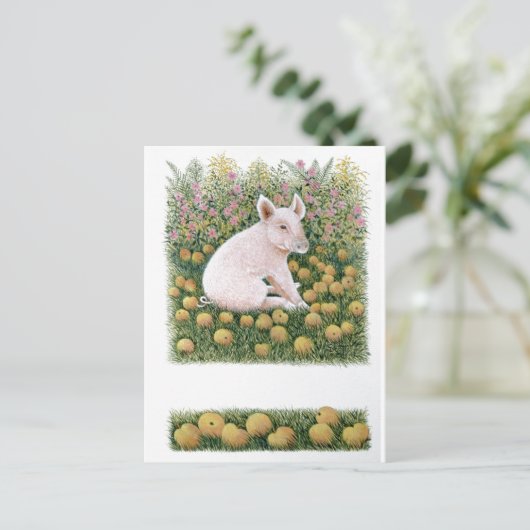 Noch ein Apple Postkarte (Stehend Vorderseite)