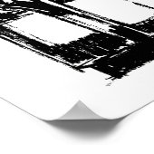 noch ein Bier, cooler betrunkener Cartoon Poster (Ecke)