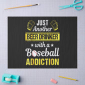 Noch ein Bier mit Baseball Seidenpapier (Basteln)