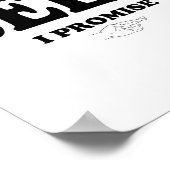 Noch ein Bier verspreche ich Poster (Ecke)