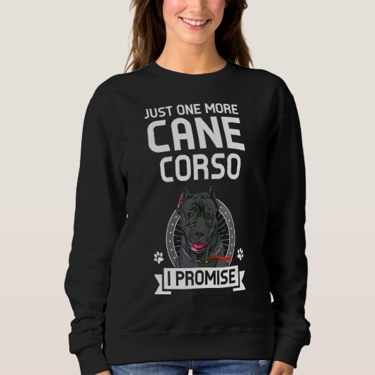 Noch ein Cane Corso verspreche ich Cane Corso Sweatshirt (Vorderseite)