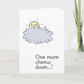 Noch ein Chemo Down! Niedliche Krebsunterstützungs Karte (Vorderseite)