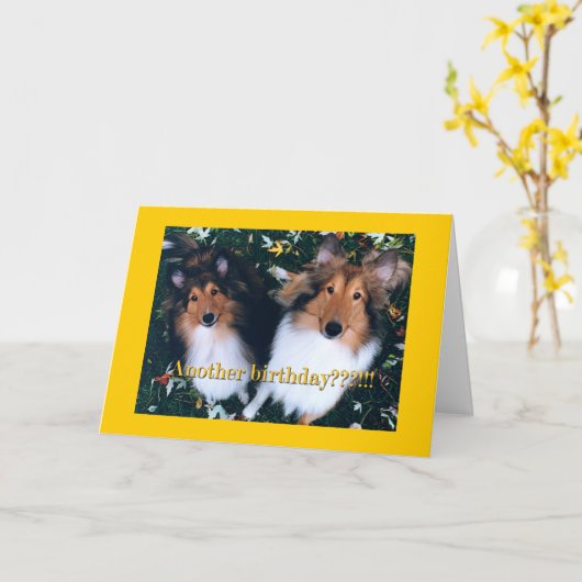 Noch ein Geburtstag? Karte (Gelbe Blume)