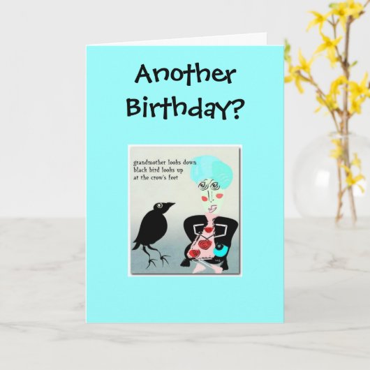 Noch ein Geburtstag? Karte (Gelbe Blume)