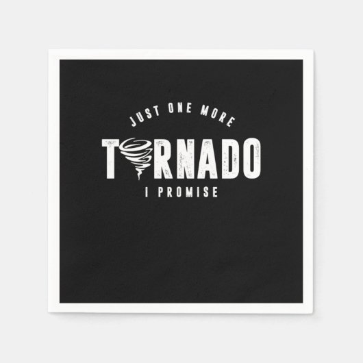 Noch ein Geschenk des Tornado Sturm Chaser Hurrica Serviette (Vorderseite)