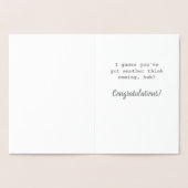 Noch ein Glückwunsch zu den Anleihen Folienkarte (Innenseite)