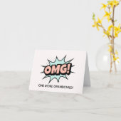 Noch ein Großkind Karte (Gelbe Blume)