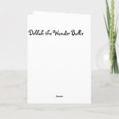 Noch ein Jahr älter? Geburtskarte Karte (Rückseite)