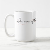 Noch ein Kaffee, noch ein Kapitel Tasse (Links)