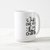Noch ein Kapitel-Buch Kaffeetasse (VorderseiteRechts)