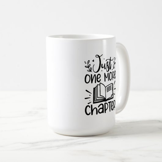 Noch ein Kapitel-Buch Kaffeetasse (VorderseiteRechts)