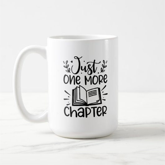 Noch ein Kapitel-Buch Kaffeetasse (Links)