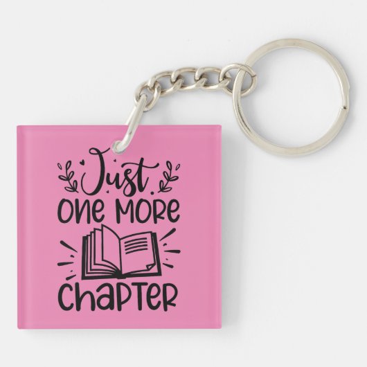 Noch ein Kapitel-Buch Schlüsselanhänger (Rückseite)
